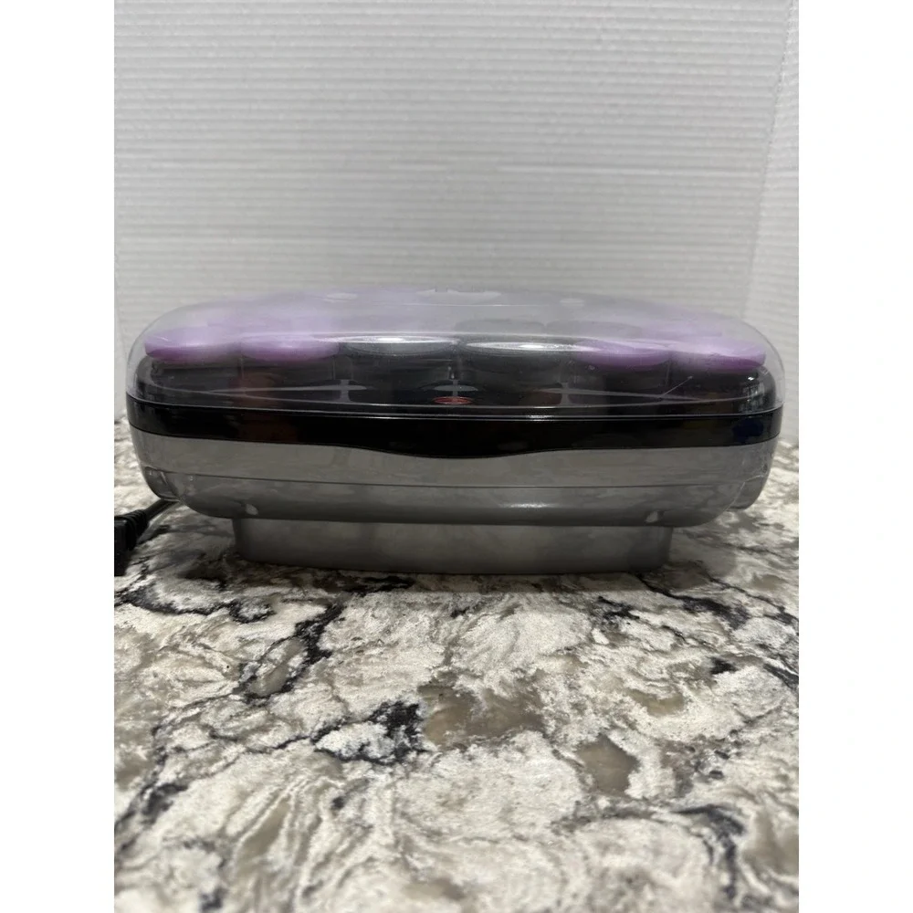 Conair Ion Shine Hot Rollers Curlers CHV14JXRSAM 12 Jumbo Rollers No Clips - Picture 2 of 6